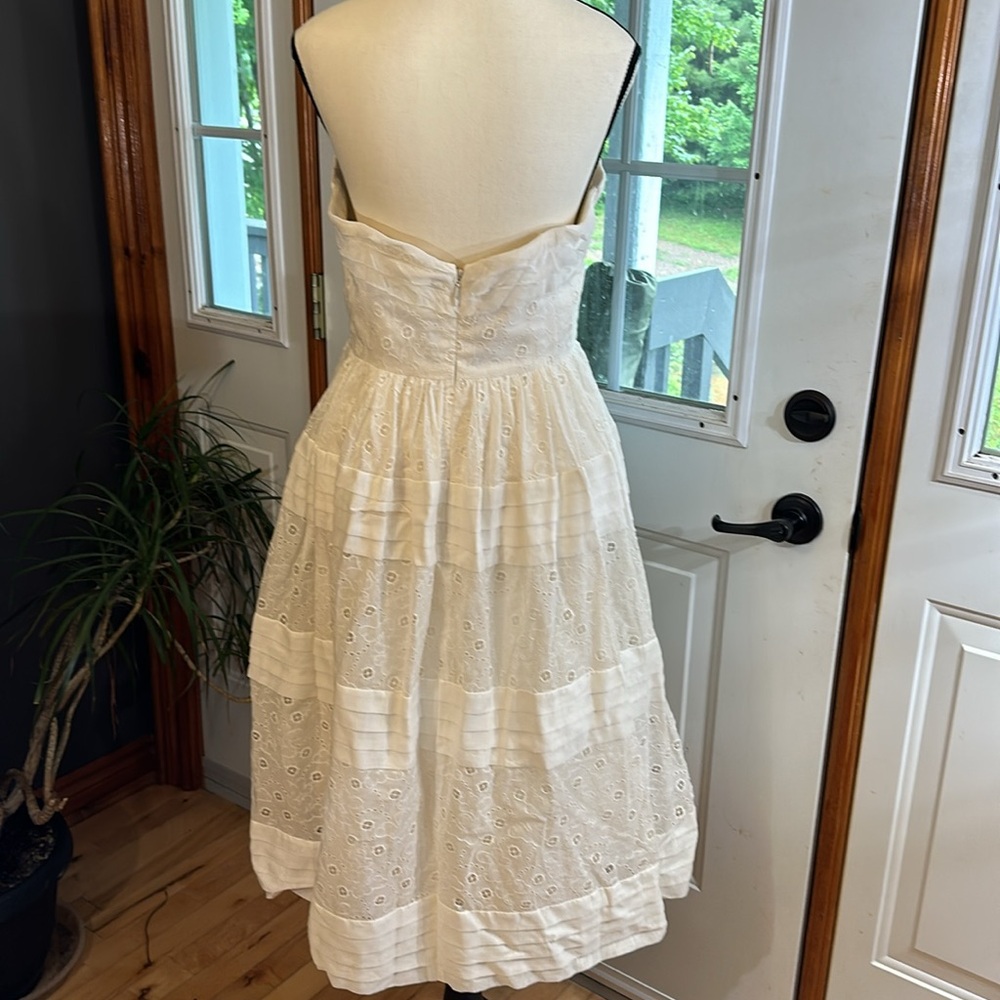 NWOT Anthropologie BHLDN Hitherto Ivory Fondant Tea Wedding Dress - Picture 2 of 10